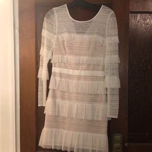 BCBG Off white “Darin” dress